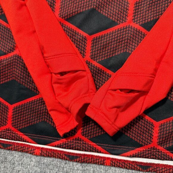 Nike Pro Elite Half Zip Jacket Womens XS Red Kenya Africa Pullover Track Running - Picture 8 of 11